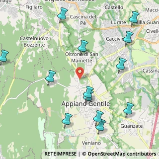 Mappa Via Varese, 22070 Appiano Gentile CO, Italia (2.61923)