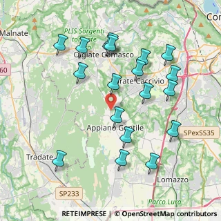 Mappa Via Varese, 22070 Appiano Gentile CO, Italia (4.11158)