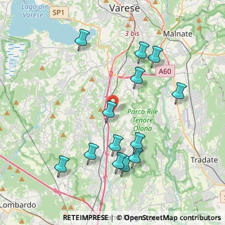 Mappa Via S. Carlo, 21040 Castronno VA, Italia (4.16385)