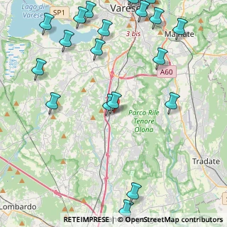 Mappa Via S. Carlo, 21040 Castronno VA, Italia (5.943)