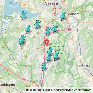 Mappa Via S. Carlo, 21040 Castronno VA, Italia (3.80571)