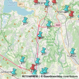 Mappa Via S. Carlo, 21040 Castronno VA, Italia (6.901)