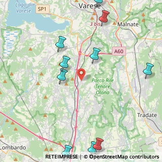 Mappa Via S. Carlo, 21040 Castronno VA, Italia (5.90636)