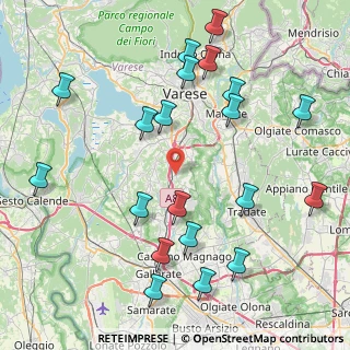 Mappa Via S. Carlo, 21040 Castronno VA, Italia (9.644)