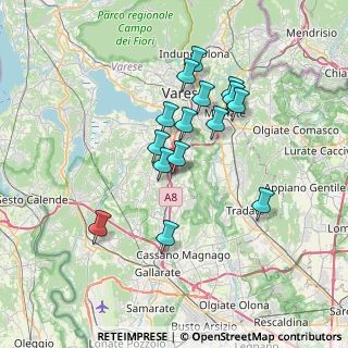 Mappa Via S. Carlo, 21040 Castronno VA, Italia (6.066)