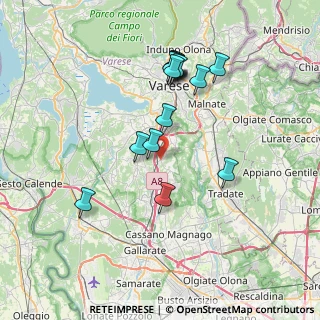 Mappa Via S. Carlo, 21040 Castronno VA, Italia (7.02133)