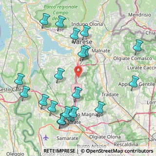 Mappa Via S. Carlo, 21040 Castronno VA, Italia (9.7495)