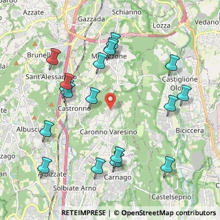Mappa Via Piave, 21040 Caronno Varesino VA, Italia (2.32222)