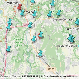 Mappa Via Ugo Foscolo, 21040 Venegono Superiore VA, Italia (6.0495)