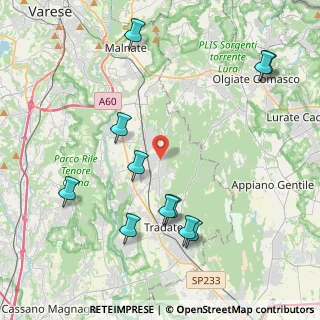 Mappa Via Ugo Foscolo, 21040 Venegono Superiore VA, Italia (4.68818)