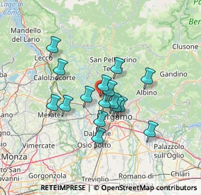 Mappa SS 470, 24018 Villa d'Almè BG, Italia (10.35125)