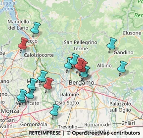 Mappa Villa D'almè, 24018 Villa d'Almè BG, Italia (15.42176)