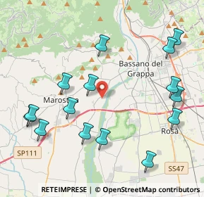 Mappa Via G. Apollonio, 36061 Bassano del Grappa VI, Italia (4.74133)