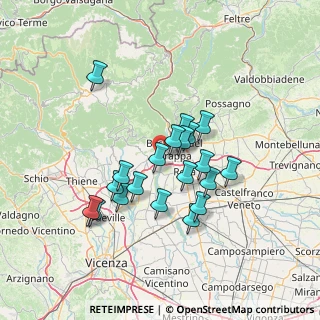 Mappa Via G. Apollonio, 36061 Bassano del Grappa VI, Italia (11.6845)