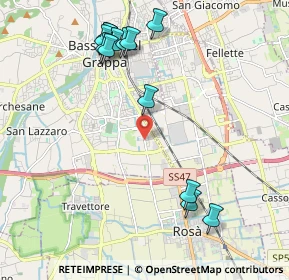 Mappa Via Carpellina, 36061 Bassano del Grappa VI, Italia (2.29846)