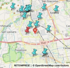 Mappa Via Carpellina, 36061 Bassano del Grappa VI, Italia (2.22)