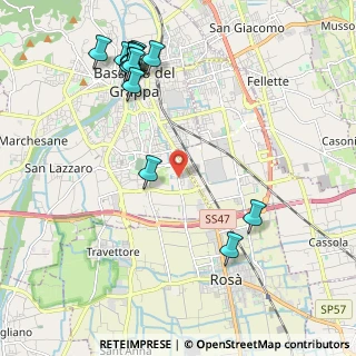 Mappa Via Carpellina, 36061 Bassano del Grappa VI, Italia (2.485)