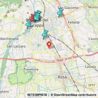 Mappa Via Carpellina, 36061 Bassano del Grappa VI, Italia (2.87727)