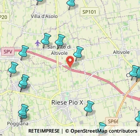 Mappa Via Palazzon, 31039 Riese Pio X TV, Italia (3.0925)