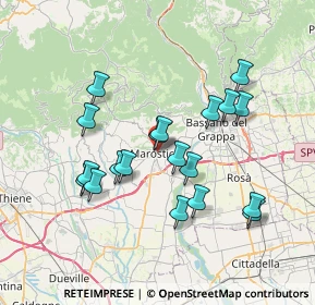 Mappa Via Brigata Sassari, 36063 Marostica VI, Italia (6.66895)