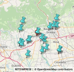 Mappa Via Divisione Pusteria, 36063 Marostica VI, Italia (6.8475)