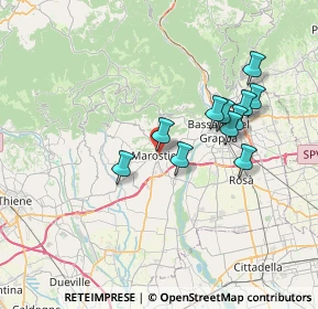 Mappa Via Brigata Sassari, 36063 Marostica VI, Italia (6.32273)