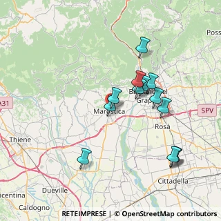 Mappa Via Divisione Pusteria, 36063 Marostica VI, Italia (7.20231)