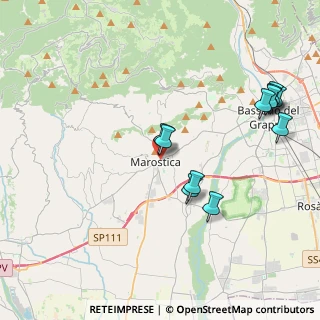 Mappa Via Brigata Sassari, 36063 Marostica VI, Italia (4.26182)