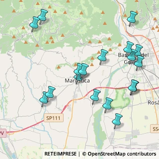 Mappa Via Brigata Sassari, 36063 Marostica VI, Italia (4.68944)