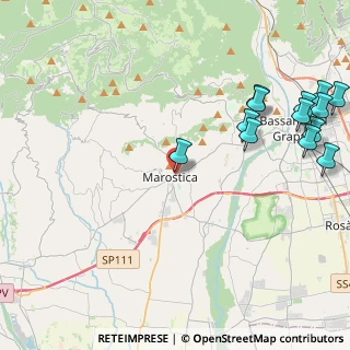 Mappa Via Brigata Sassari, 36063 Marostica VI, Italia (5.54538)