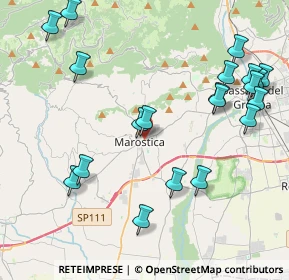 Mappa Via Divisione Pusteria, 36063 Marostica VI, Italia (4.8295)