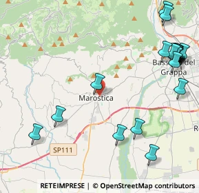 Mappa Via Divisione Pusteria, 36063 Marostica VI, Italia (5.662)