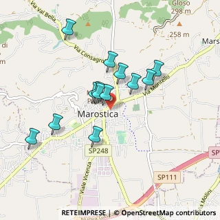 Mappa Via Divisione Pusteria, 36063 Marostica VI, Italia (0.77231)