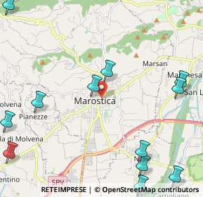 Mappa Via Brigata Sassari, 36063 Marostica VI, Italia (3.065)