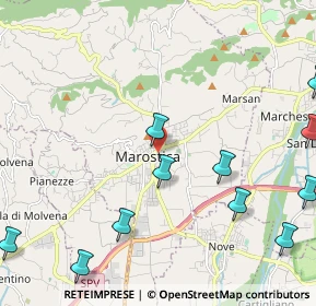 Mappa Via Brigata Sassari, 36063 Marostica VI, Italia (2.9775)