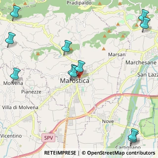 Mappa Via Divisione Pusteria, 36063 Marostica VI, Italia (2.98455)
