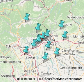 Mappa Via Brigata Sassari, 36063 Marostica VI, Italia (10.16769)