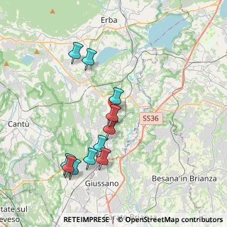 Mappa Via al Gigante, 22044 Inverigo CO, Italia (3.89364)