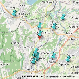 Mappa Via al Gigante, 22044 Inverigo CO, Italia (2.335)