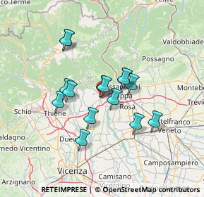 Mappa Piazza degli Alpini, 36063 Marostica VI, Italia (10.754)