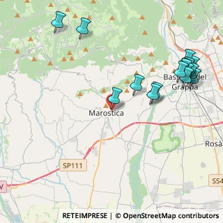 Mappa Via Divisione Julia, 36063 Marostica VI, Italia (5.10125)