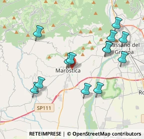 Mappa Via Divisione Julia, 36063 Marostica VI, Italia (4.01077)