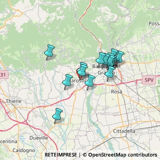 Mappa Via Divisione Julia, 36063 Marostica VI, Italia (5.54533)
