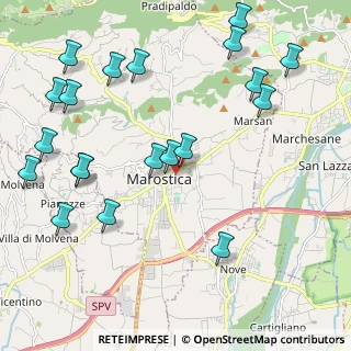 Mappa Via Divisione Julia, 36063 Marostica VI, Italia (2.571)