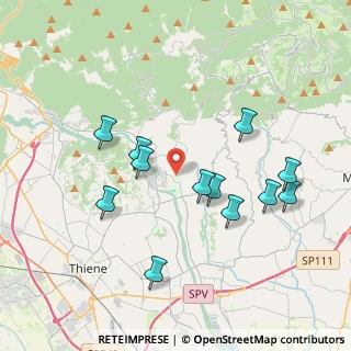 Mappa Via Andrea Palladio, 36030 Lugo di Vicenza VI, Italia (3.7125)