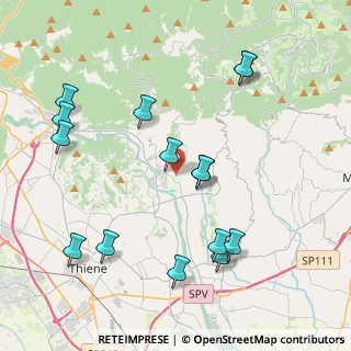 Mappa Via Andrea Palladio, 36030 Lugo di Vicenza VI, Italia (4.51333)