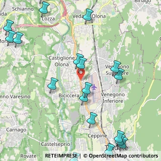 Mappa Castiglione Olona, 21043 Castiglione Olona VA, Italia (3.0805)