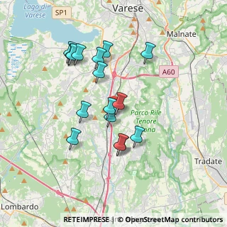 Mappa Via Guglielmo Marconi, 21040 Castronno VA, Italia (3.27563)