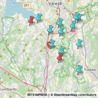 Mappa Via Guglielmo Marconi, 21040 Castronno VA, Italia (4.21385)