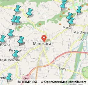 Mappa Via G. Chiminello, 36063 Marostica VI, Italia (3.14267)